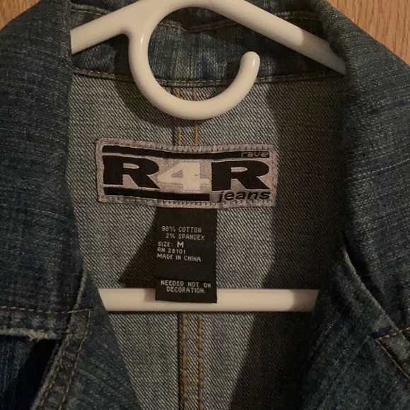 Jean jacket from R4R jeans size M - Picture 2 of 6